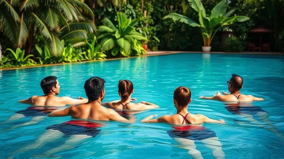 Cải thiện sức khỏe với bơi lội