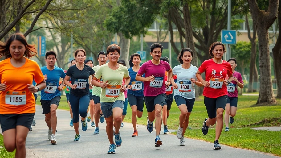 Cộng đồng runners chạy bộ tạo môi trường lành mạnh.