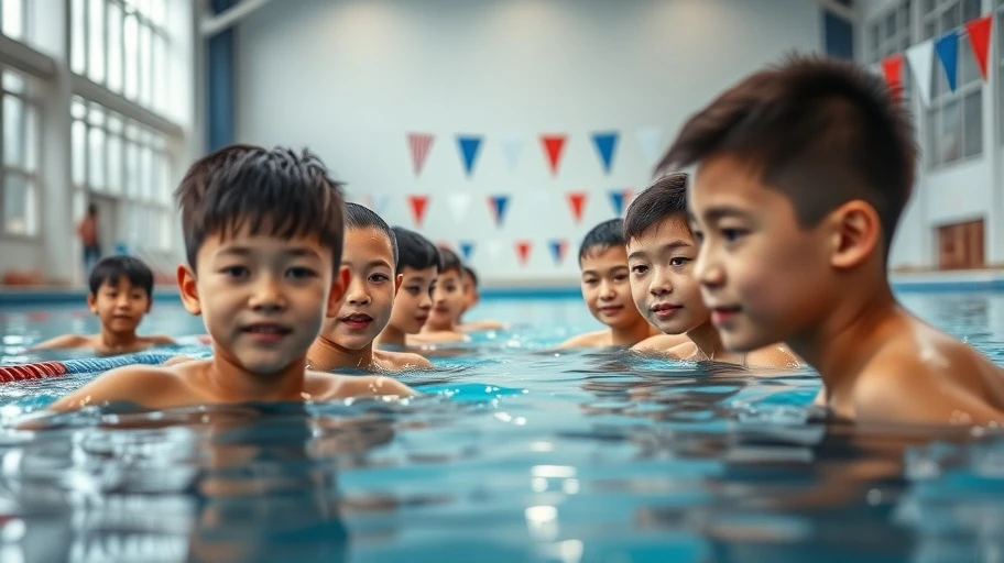 Đào tạo vận động viên bơi lội trẻ tại Việt Nam.