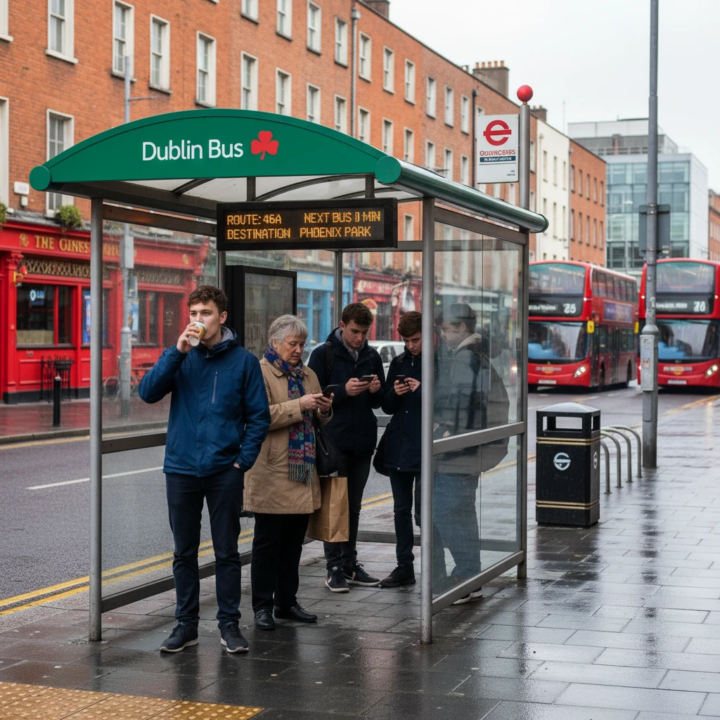 Điểm dừng xe buýt trên tuyến C1 Dublin