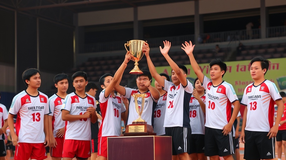 Diệu Châu và đội tuyển nhận giải thưởng