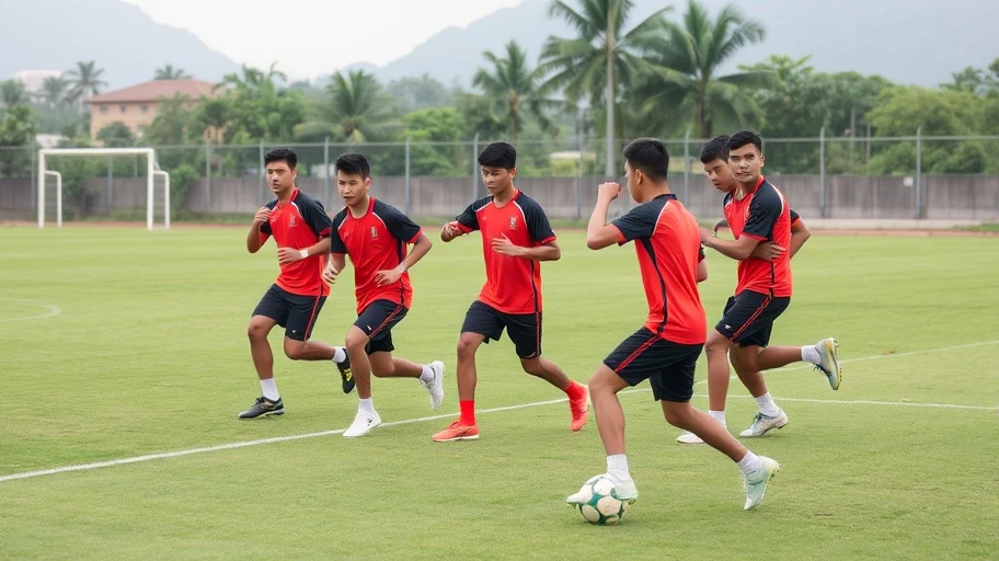 Đội hình Everton chuẩn bị cho trận đấu