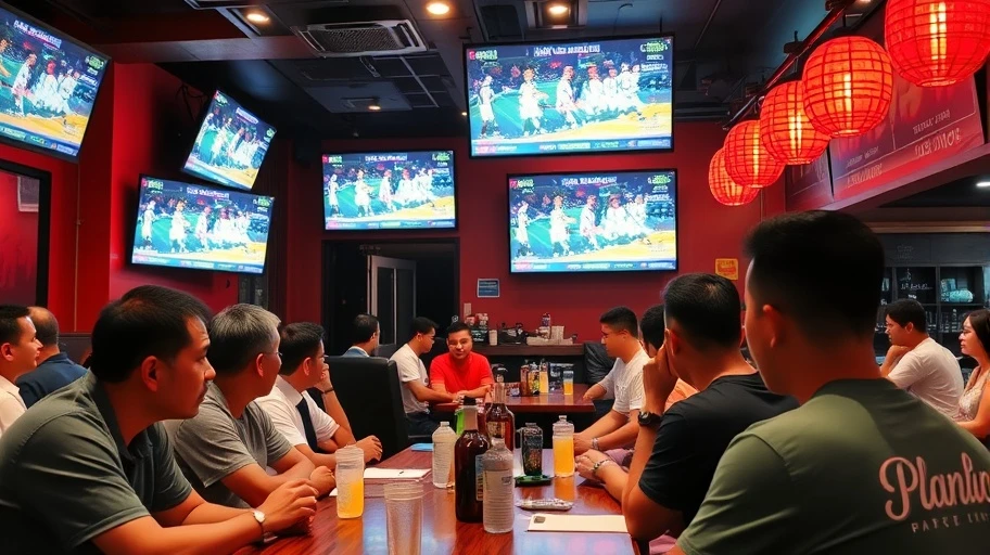 Fan hâm mộ theo dõi NBA Summer League tại quán bar