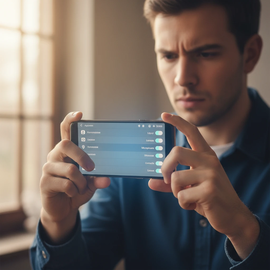 Hình ảnh bảo mật thông tin cá nhân khi dùng APK.