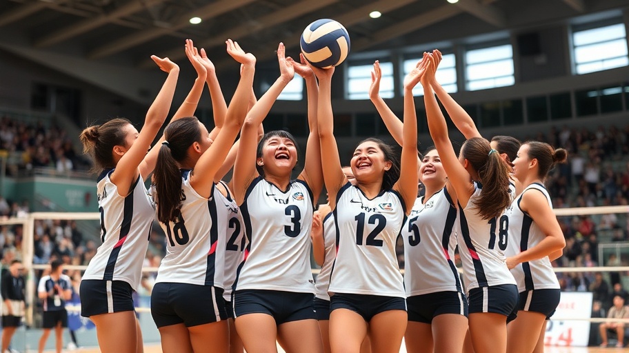Hình ảnh các vận động viên bóng chuyền Nhật Bản