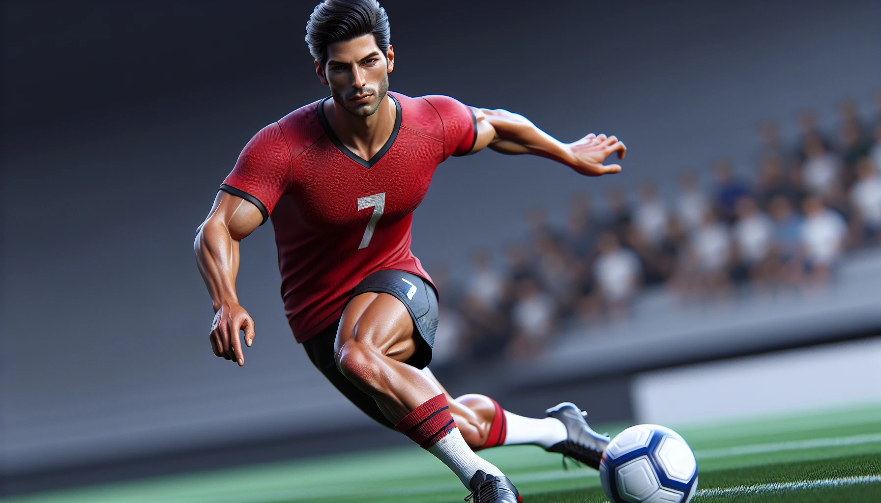 Hình ảnh Cristiano Ronaldo chơi bóng