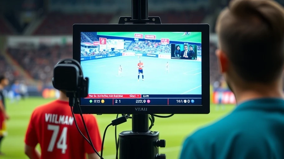Hình ảnh hệ thống VAR trong V-League