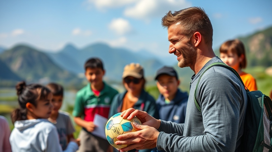 Hình ảnh hoạt động từ thiện của David Beckham