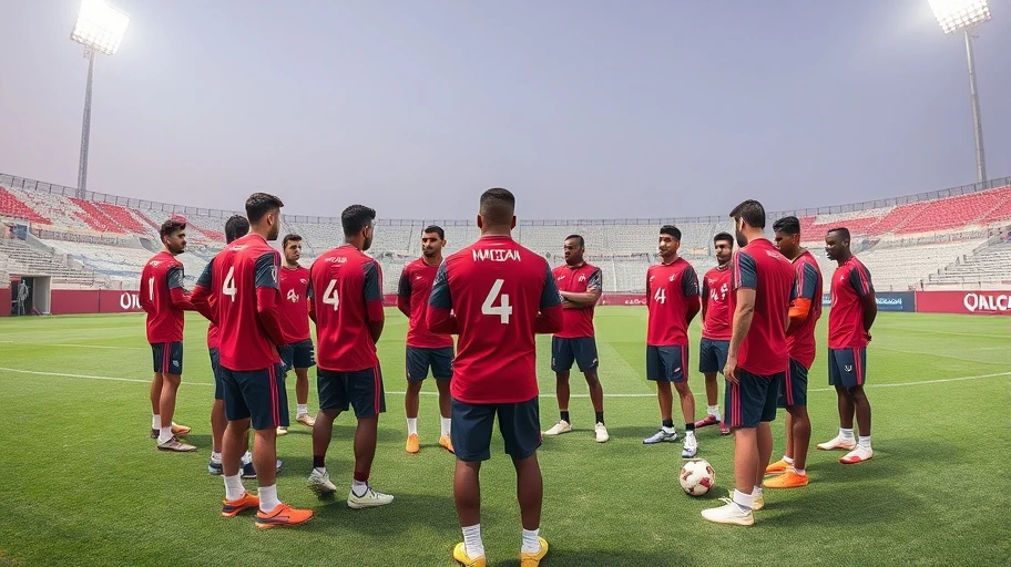 Hình ảnh huấn luyện viên đội tuyển quốc gia Qatar