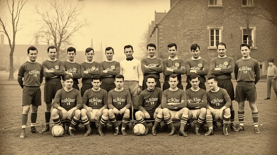 Hình ảnh lịch sử về sự thành lập của AZ Alkmaar.