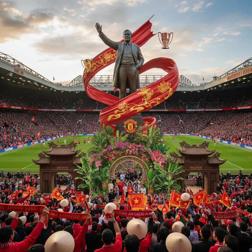 Hình ảnh Old Trafford với di sản của Sir Alex Ferguson