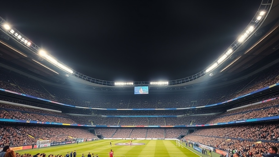 Hình ảnh sân Bernabeu trong thời kỳ Marcelo thi đấu
