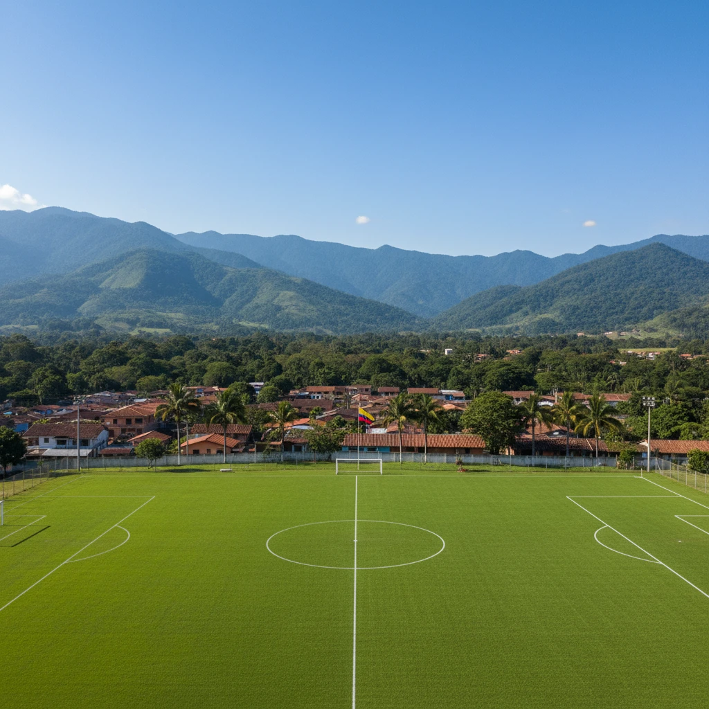 Hình ảnh sân bóng đá tại Colombia
