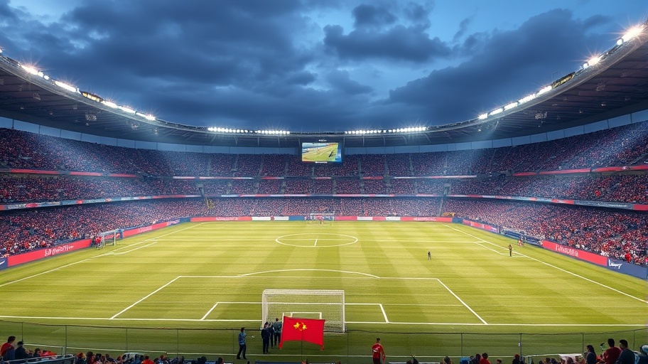 Hình ảnh sân Bukit Jalil trong trận đấu giữa Việt Nam và Malaysia.