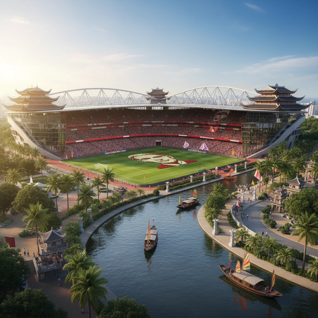 Hình ảnh sân Emirates và kỷ nguyên Arsène Wenger