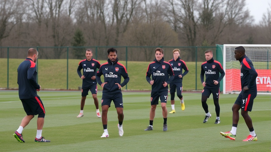 Hình ảnh tình hình và tương lai của cầu thủ bóng đá Arsenal