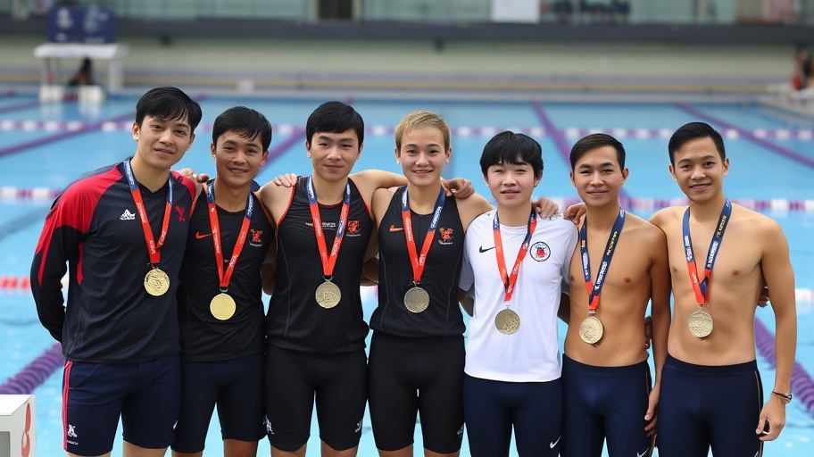 Lễ trao huy chương bơi lội Việt Nam