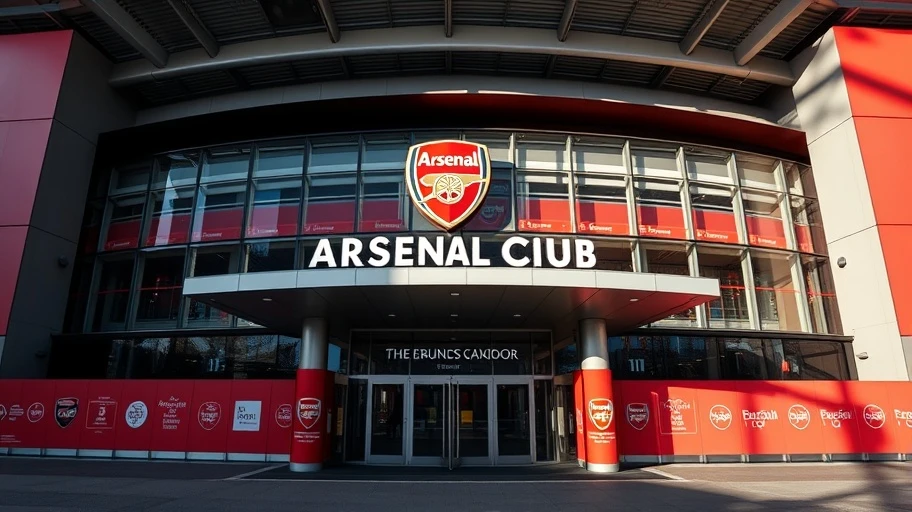 Lối vào sân vận động Arsenal FC