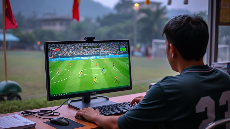 Người chơi điều khiển trò chơi Rematch trên máy tính.