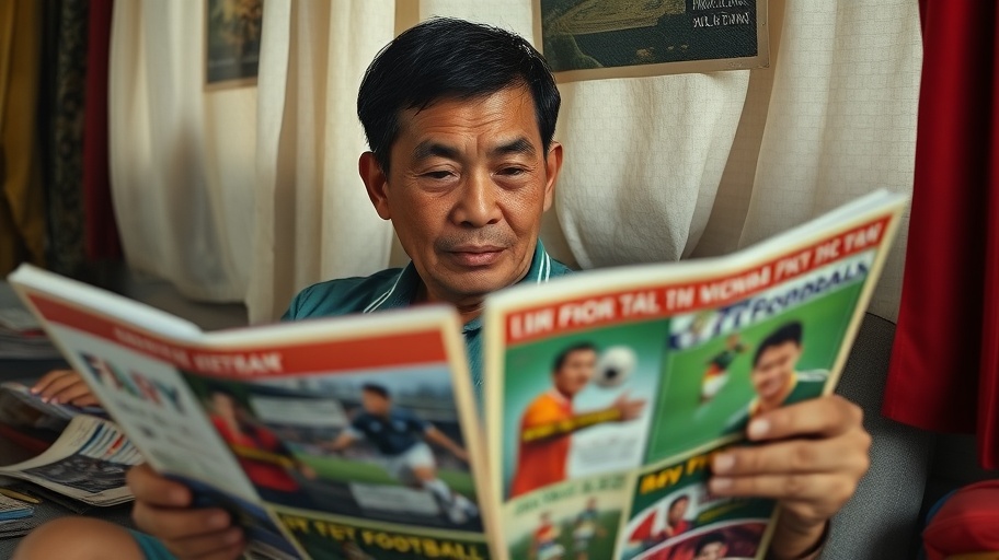 Người hâm mộ bóng đá và báo cũ