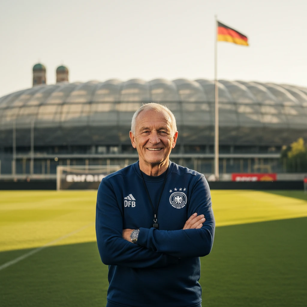 Otto Rehhagel trên sân bóng