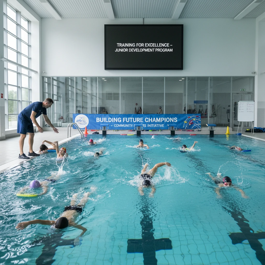 Quy trình phát triển kình ngư bơi lội trẻ tuổi.