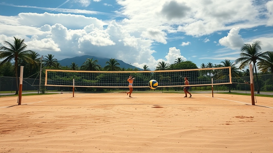 Sân bóng chuyền Brazil