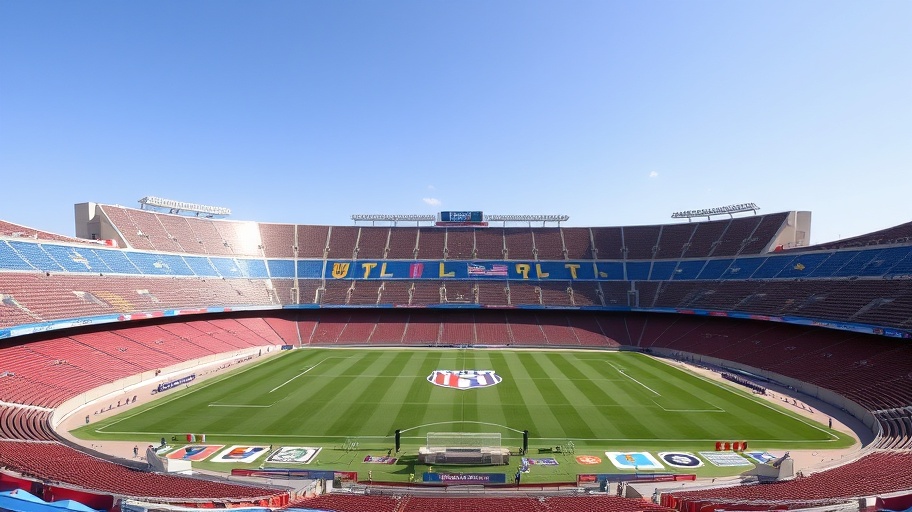 Sân vận động Barcelona.