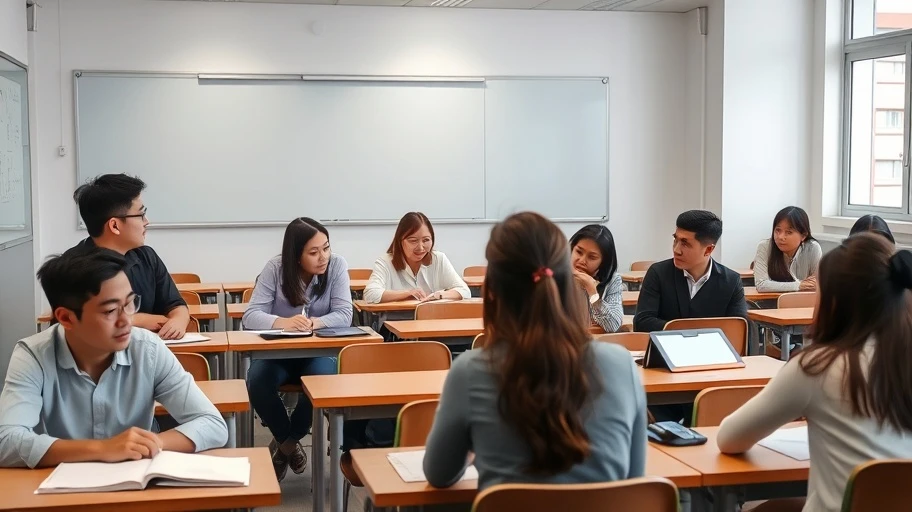 Sinh viên thảo luận bằng tiếng Việt