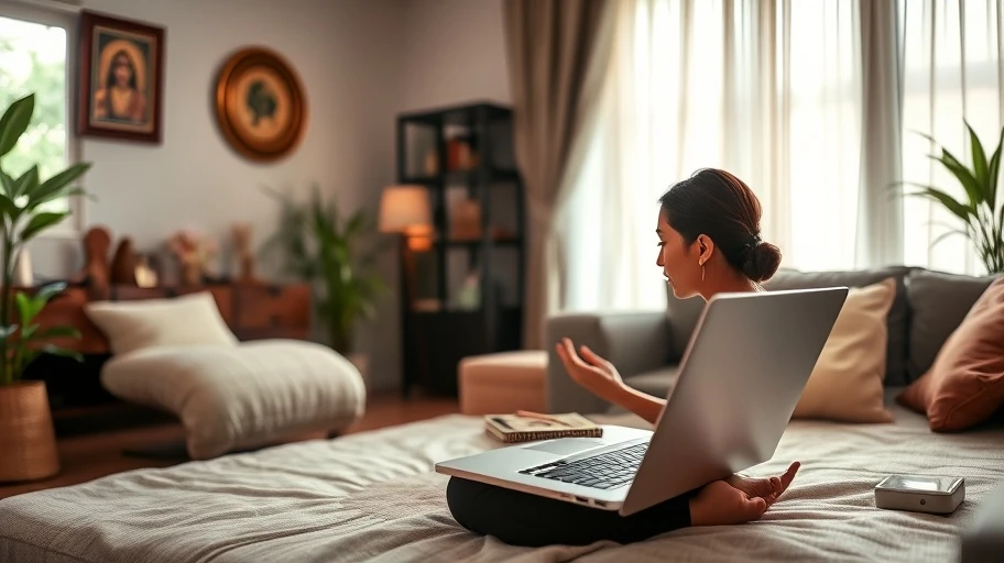 Sử dụng Internet để tìm câu lạc bộ yoga gần đây