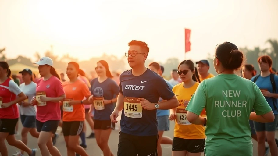 Sự kiện chạy bộ của câu lạc bộ runners tại Việt Nam.
