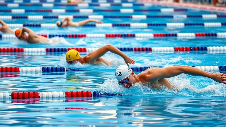 Vận động viên bơi sải nổi bật