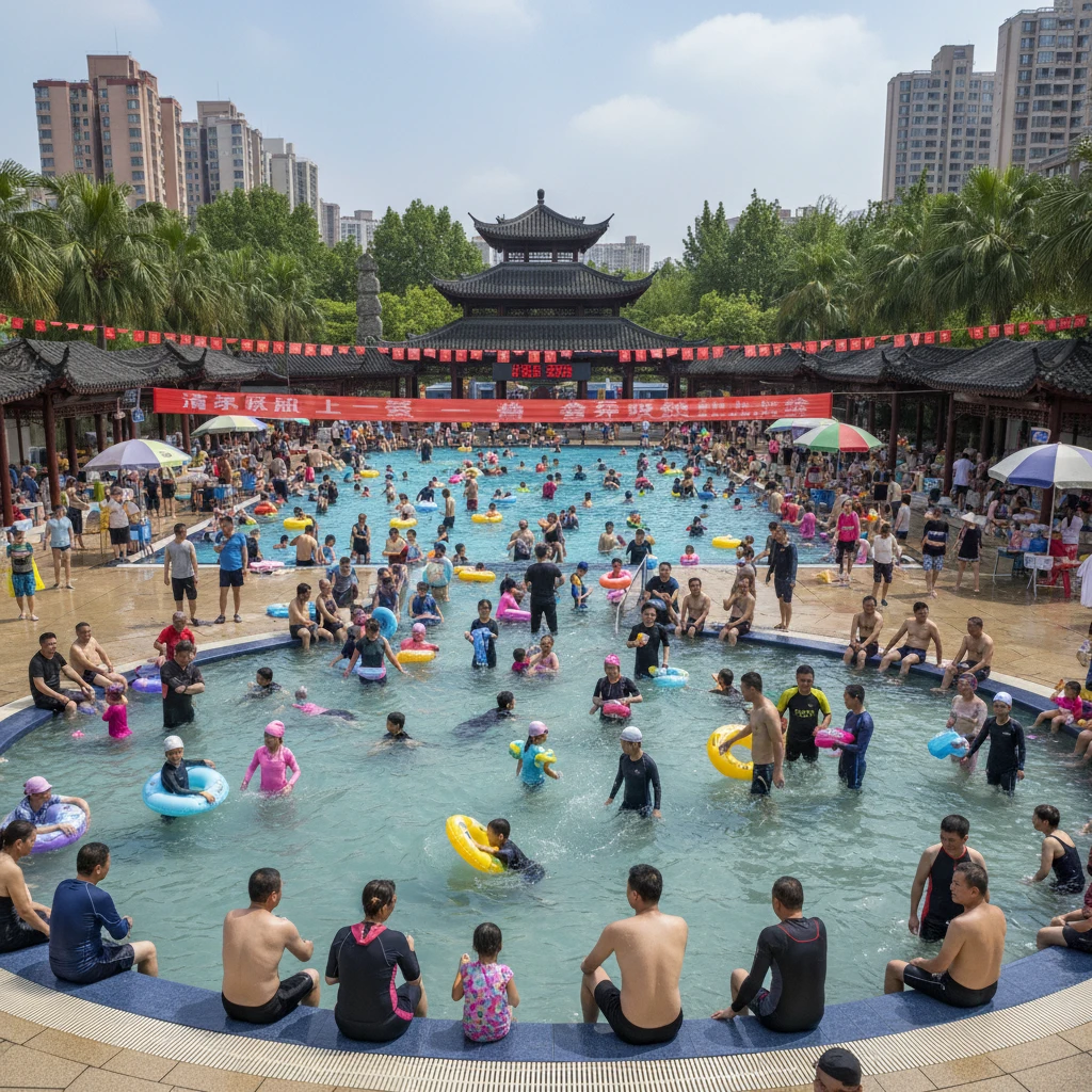 Văn hóa bơi lội công cộng ở Trung Quốc